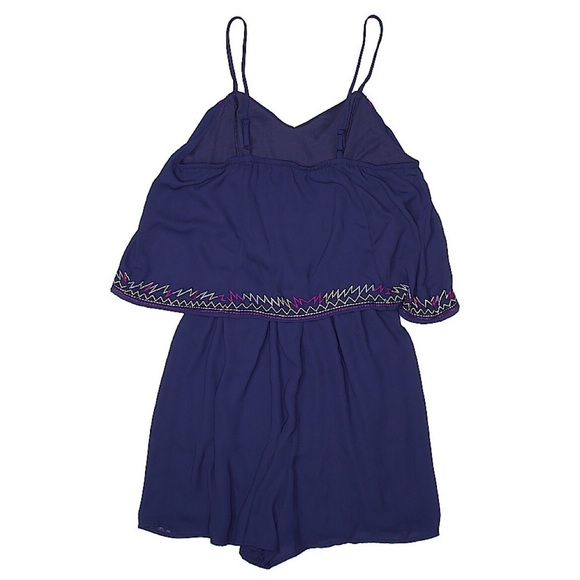 Spaghetti-Strap Embroidered Romper - Picture 2 of 2